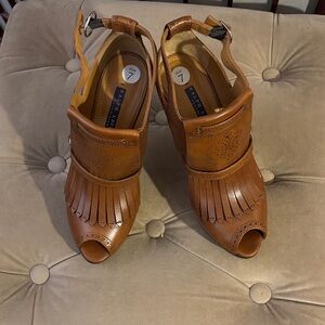 Ralph Lauren Collection purple label leather sandal